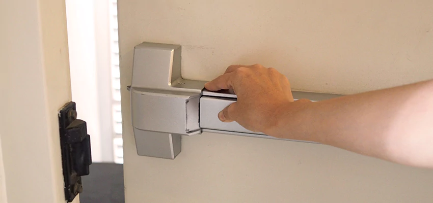 Roller Gate Panic Bar Installation in Fort Irwin, California